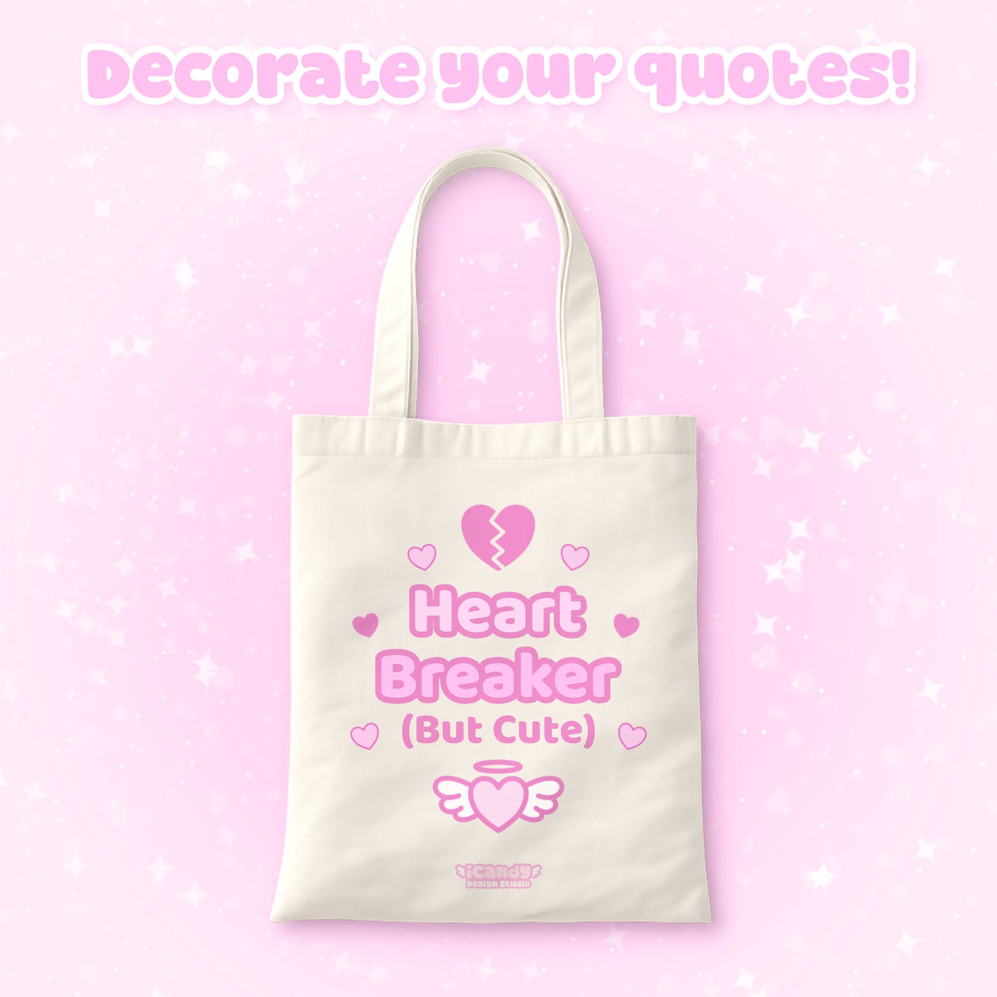 Kawaii Hearts Procreate Stamp Brush Set - 40 Cute Digital Stamps