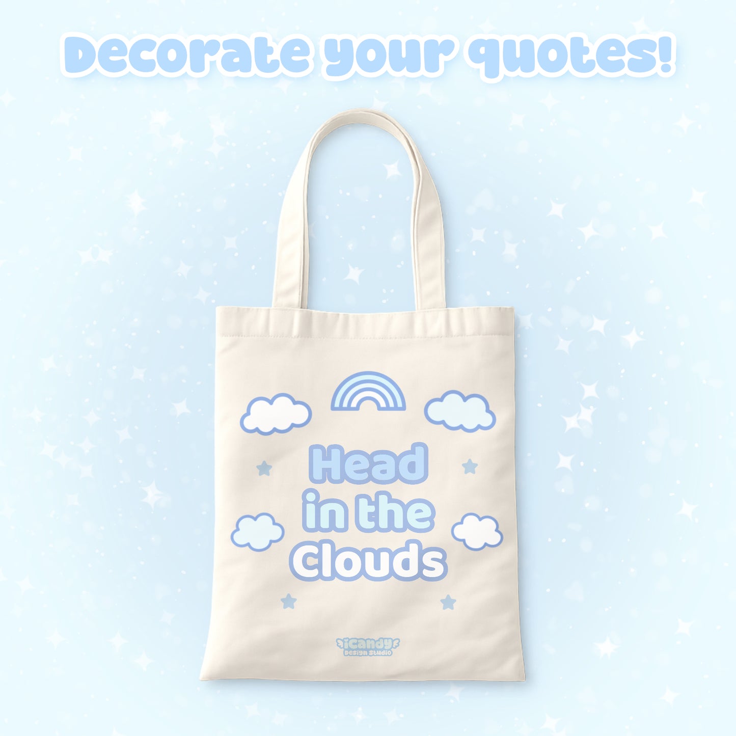 Kawaii Sky Procreate Stamp Brush Set - 40 Cute Digital Stamps